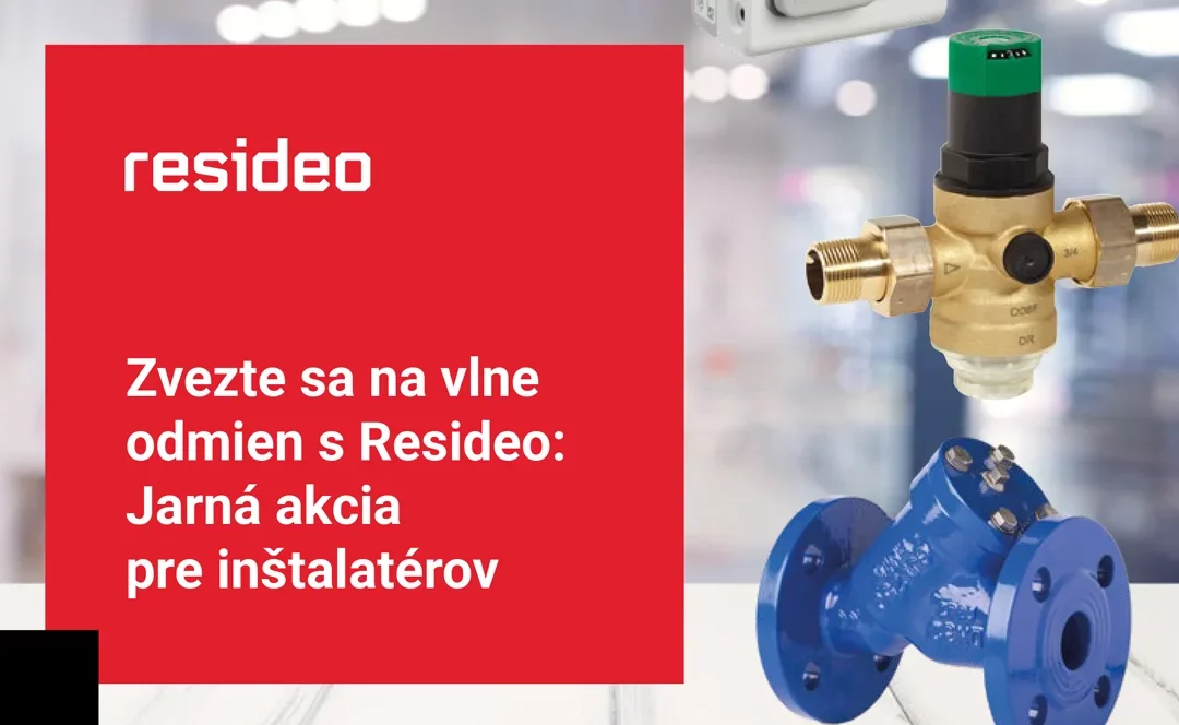 Resideo – jarná akcia pre inštalatérov